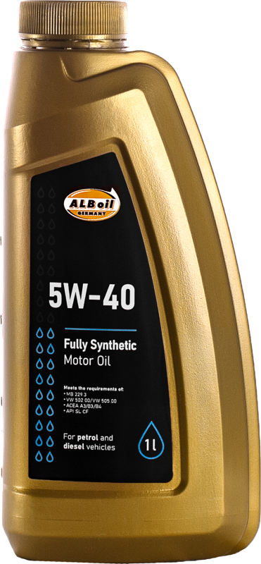 ALB Fully Synthetic Motor Oil 5W-40