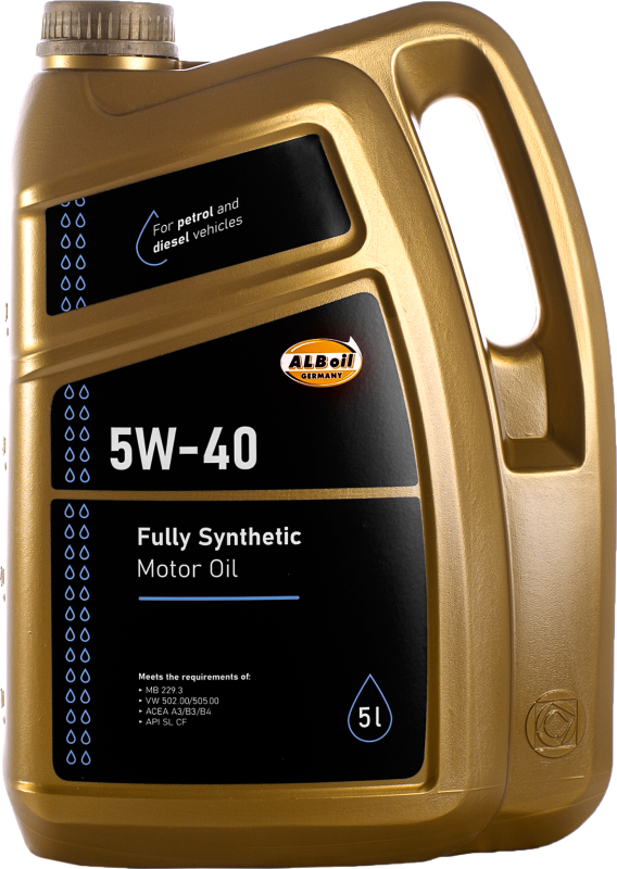 ALB Fully Synthetic Motor Oil 5W-40