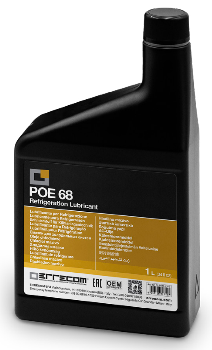 Errecom OL6016.K.P2 POE 68 Refrigeration Lubricant