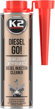 K2 Diesel Go purkštukų valiklis 250ml