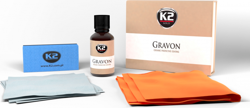 K2 Gravon keramikinė danga automobiliui ir ratlankiams 50ml