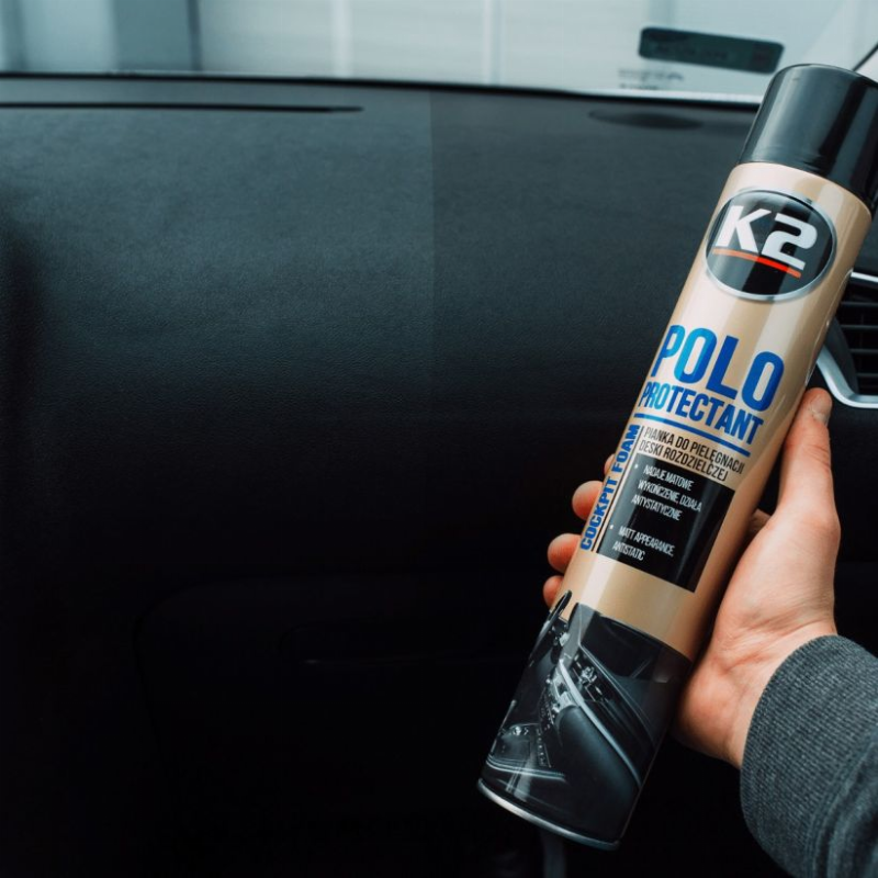 K2 Polo Protectant Cockpit Foam matinės putos panelės valymui 750ml