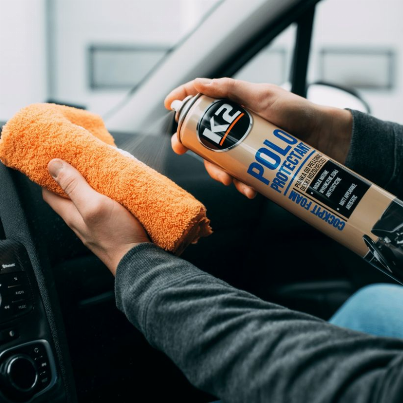 K2 Polo Protectant Cockpit Foam matinės putos panelės valymui 750ml