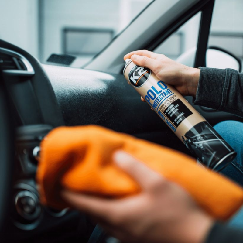 K2 Polo Protectant Cockpit Foam matinės putos panelės valymui 750ml