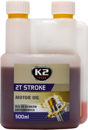 K2 Texar 2T Stroke Motor Oil raudonos spalvos