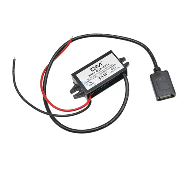 Perėjimas (įtampos keitiklis) kameros maitinimui 12V -> 5V USB