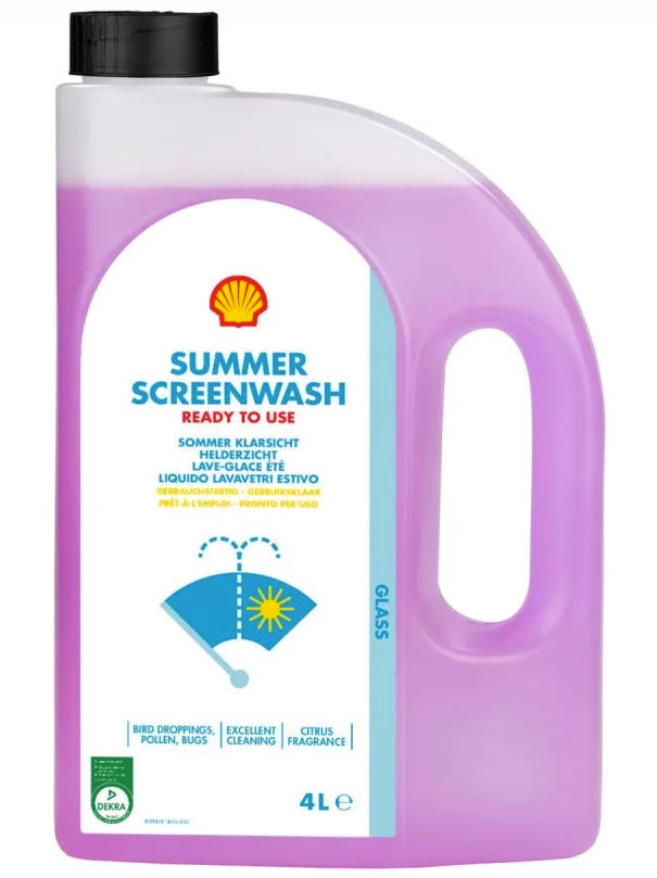 Langų skystis Shell Summer Screenwash. Paruoštas naudoti. Vasarinis