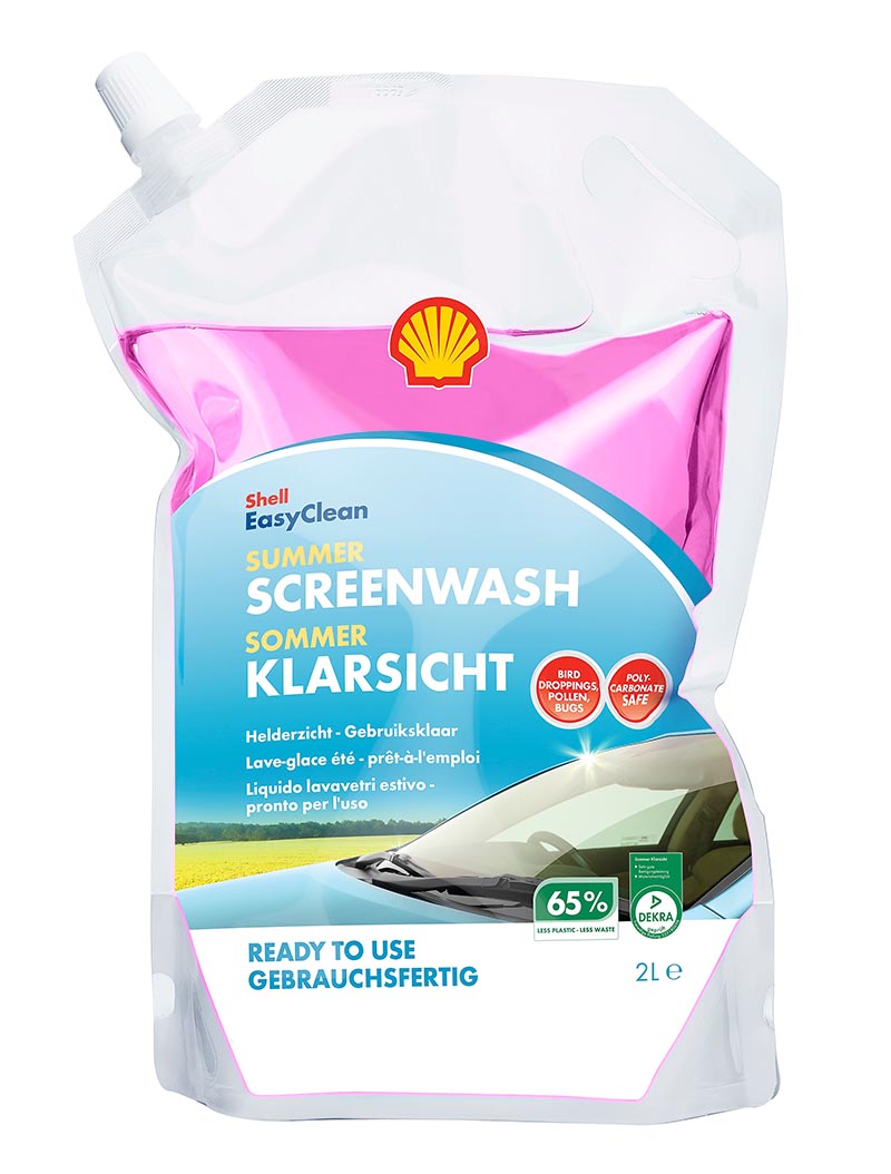 Langų skystis Shell Summer Screenwash. Paruoštas naudoti. Vasarinis