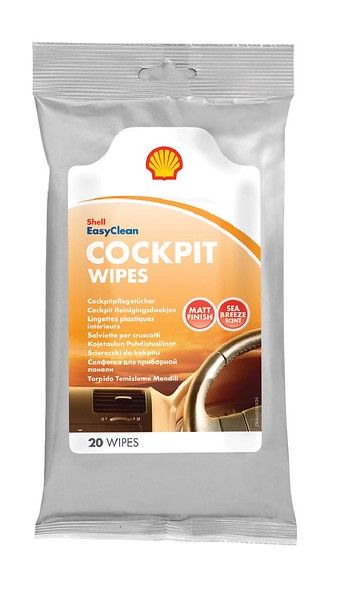 Shell Cockpit Wipes servetėlės prietaisų skydelio valymui