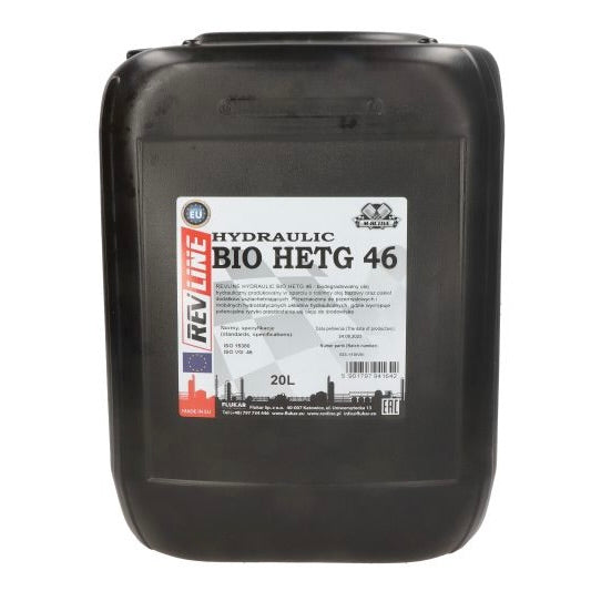 Revline Hydraulic Bio HETG 46 ekoloģiskā hidrauliskā eļļa 