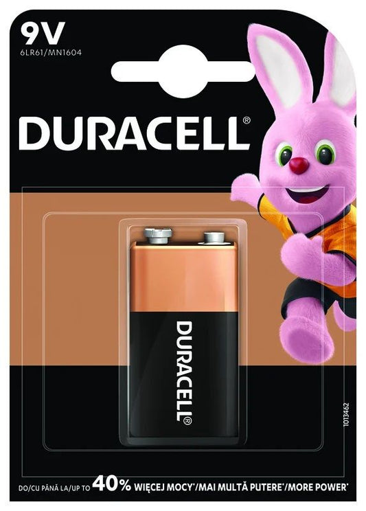 Baterija Duracell Alkaline Krona 6LR61/6LF22/9V (1 vnt.)