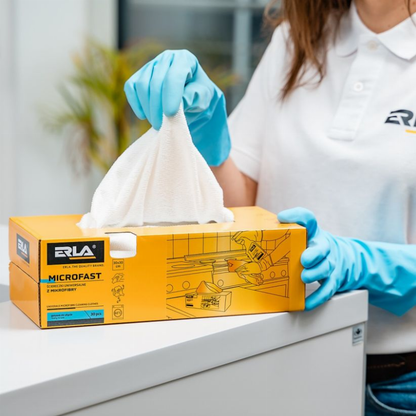 Erla Microfast universalios daugkartinės mikropluošto šluostės 30vnt