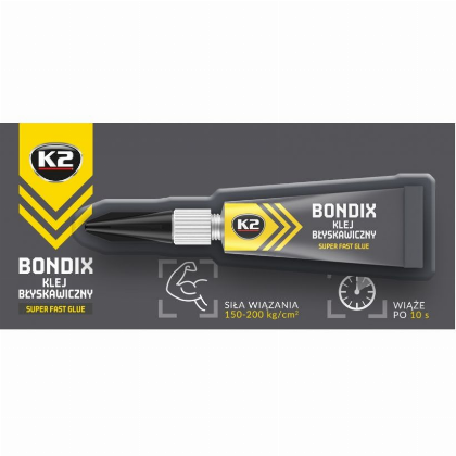 K2 Bondix Super Fast Glue 3g 4vnt