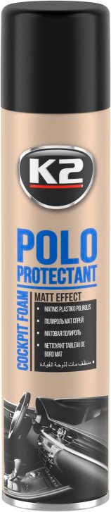 K2 Polo Protectant Cockpit Foam matinės putos panelės valymui 750ml