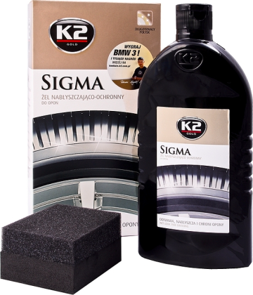 K2 Sigma padangų juodiklis 500ml