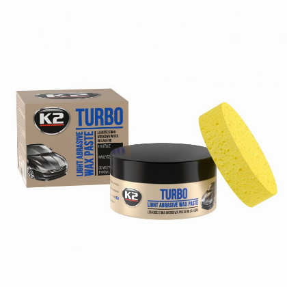 K2 Turbo Light Abrasive Wax Paste polirolis ir valiklis viename 250g