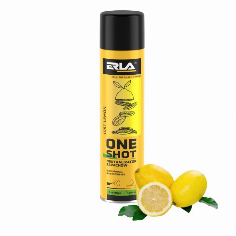 Oro gaiviklis Erla One Shot Just Lemon 600ml