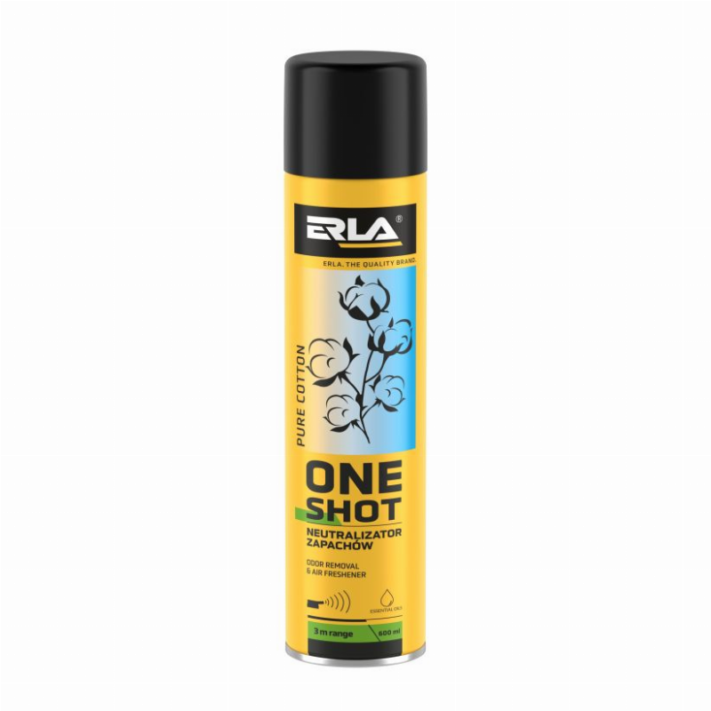 Oro gaiviklis Erla One Shot Pure Cotton 600ml