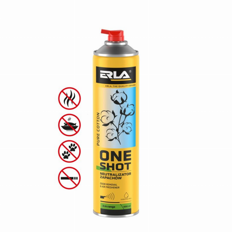 Oro gaiviklis Erla One Shot Pure Cotton 600ml
