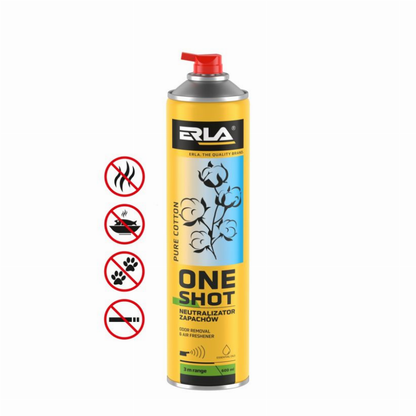Oro gaiviklis Erla One Shot Pure Cotton 600ml
