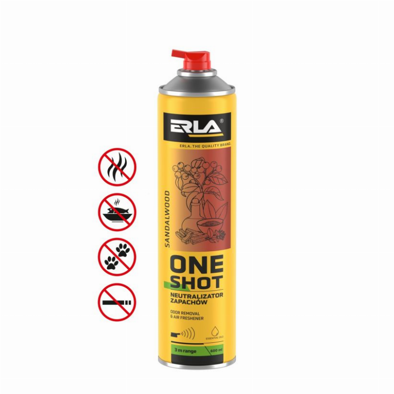 Oro gaiviklis Erla One Shot Sandalwood 600ml