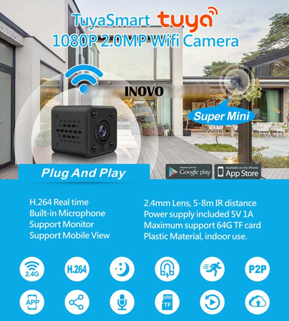 Tuya Smart slapta Wifi kamera