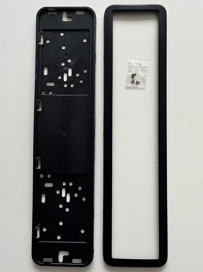 Valstybinio numerio rėmelis. Juodas