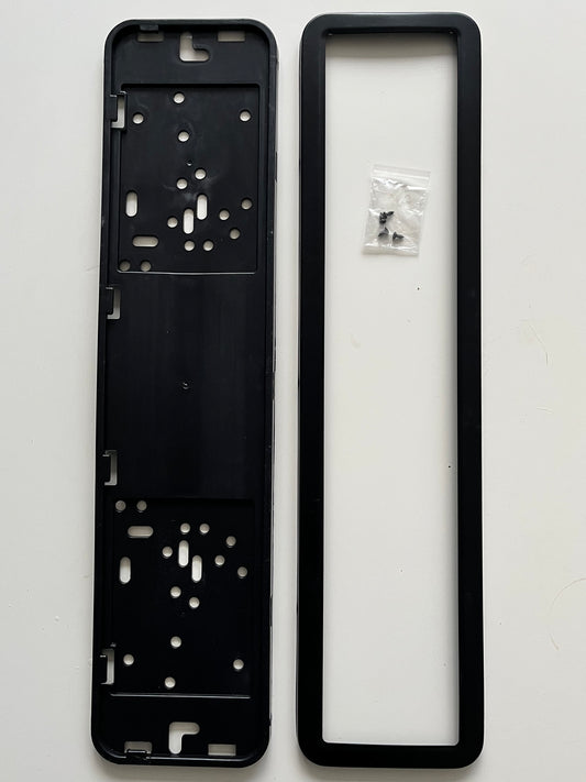 Valstybinio numerio rėmelis. Juodas