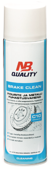 NB Quality C10 Brake Clean stabdžių ir sankabos valiklis 500ml