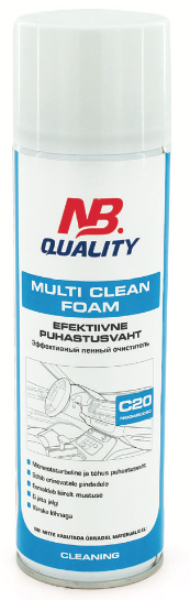 NB Quality C20 Multi Clean Foam daugiafunkcinės valymo putos 500ml
