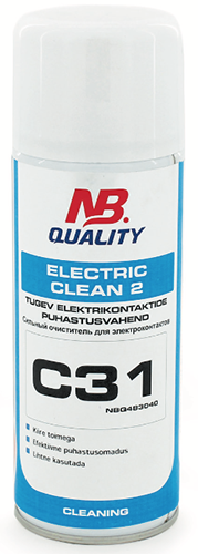 NB Quality C31 Electric Clean 2 elektros kontaktų valiklis 400ml