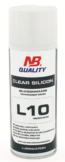 NB Quality L10 Clear Silicon skaidrus silikoninis tepalas 400ml