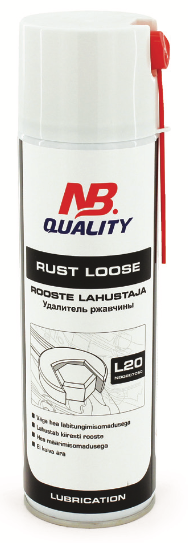 NB Quality L20 Rust Loose rūdžių tirpiklis 500ml