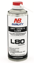 Įkelti vaizdą į galerijos rodinį, NB Quality L80 Dry MOS 2 Lube sausas molibdeno disulfito montavimo tepalas 400ml
